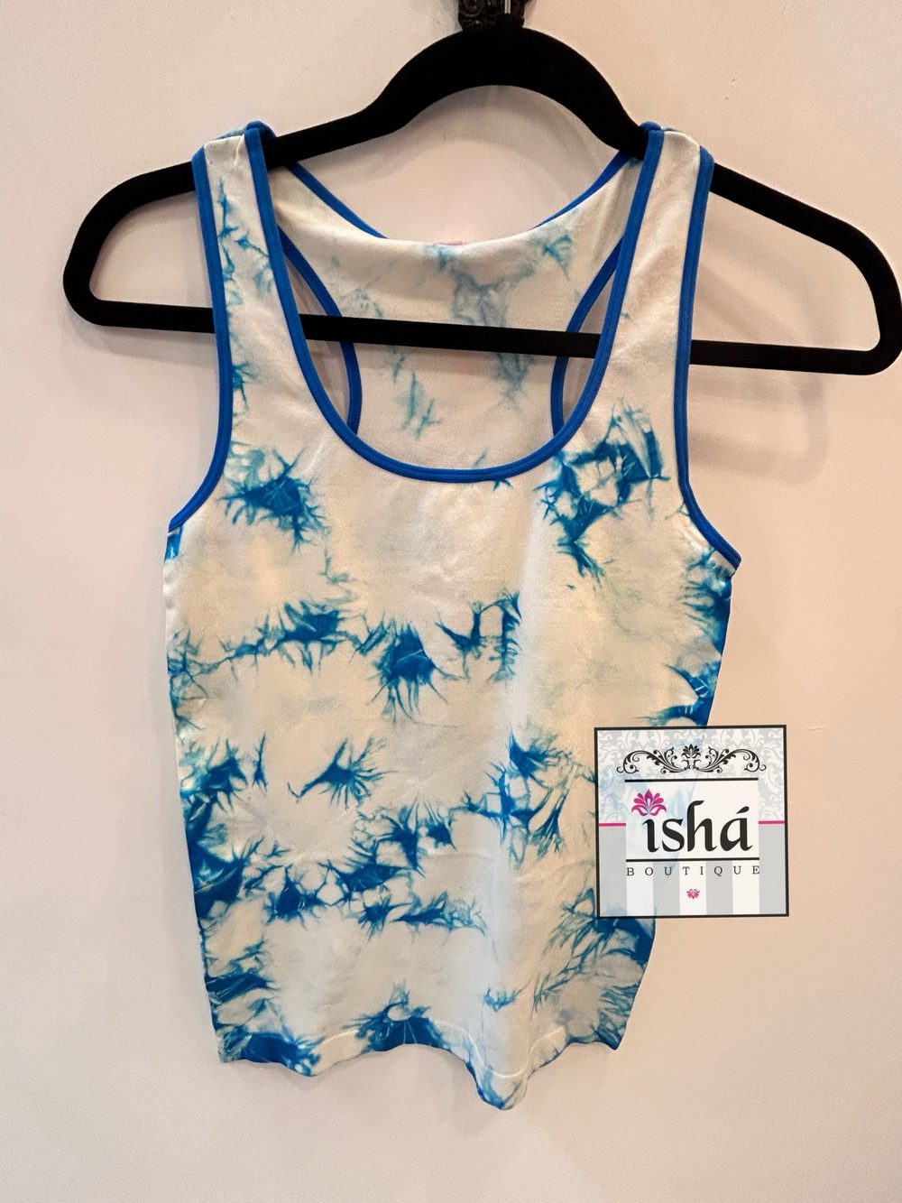 TOP DEPORTIVO negro o azul tie dye