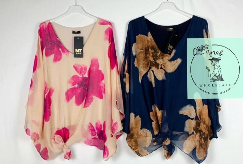 BLUSA NT rosa ecru floreada sed