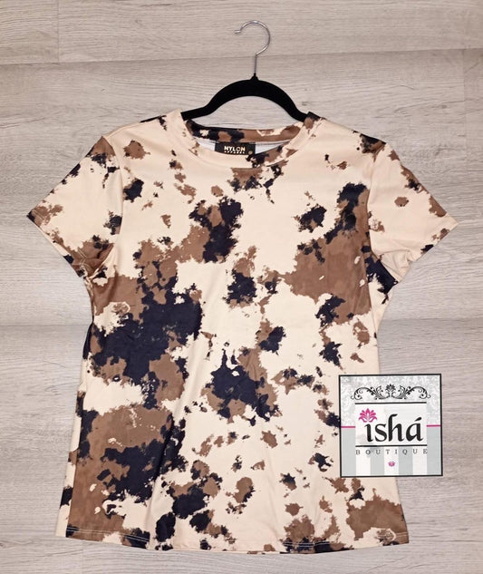 T SHIRT NYLON APPAREL vaca afelpada
