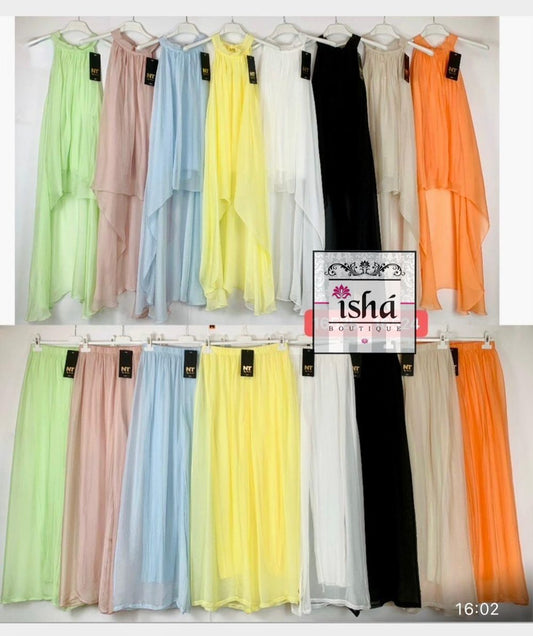 PANTALON NT colores varios seda resorte