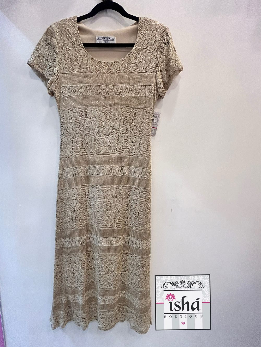 VESTIDO MINE oro