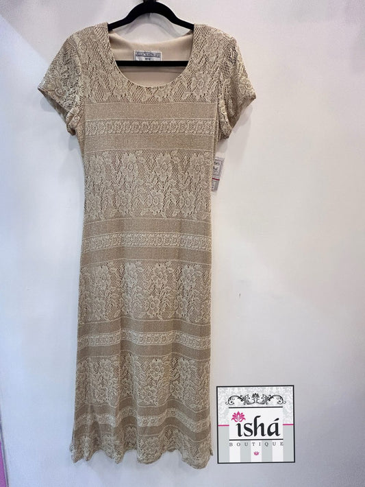 VESTIDO MINE oro