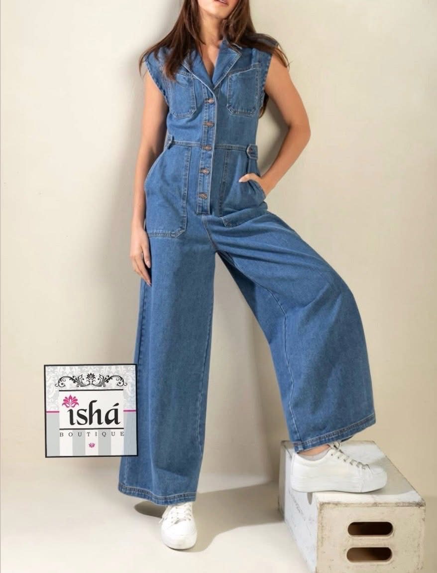 JUMPSUIT FREEMARKET mezclilla