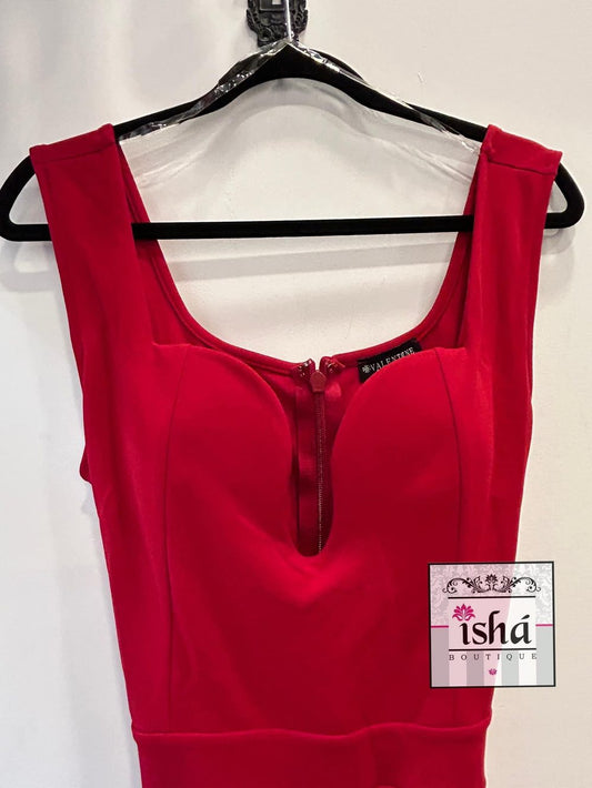 JUMPSUIT VALENTINE rojo cadena