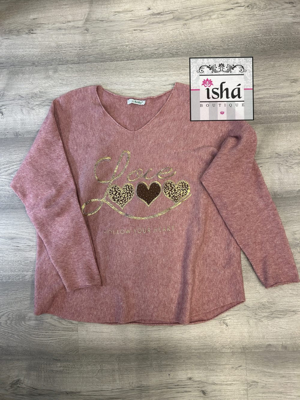 SUETER blanco beige rosa o uva corazones an print brillos