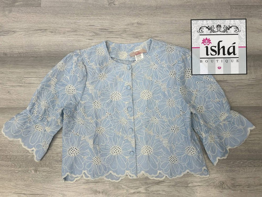 BLUSA cielo bordados ecru